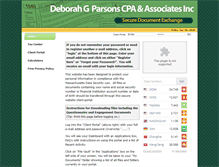 Tablet Screenshot of dgparsons.com